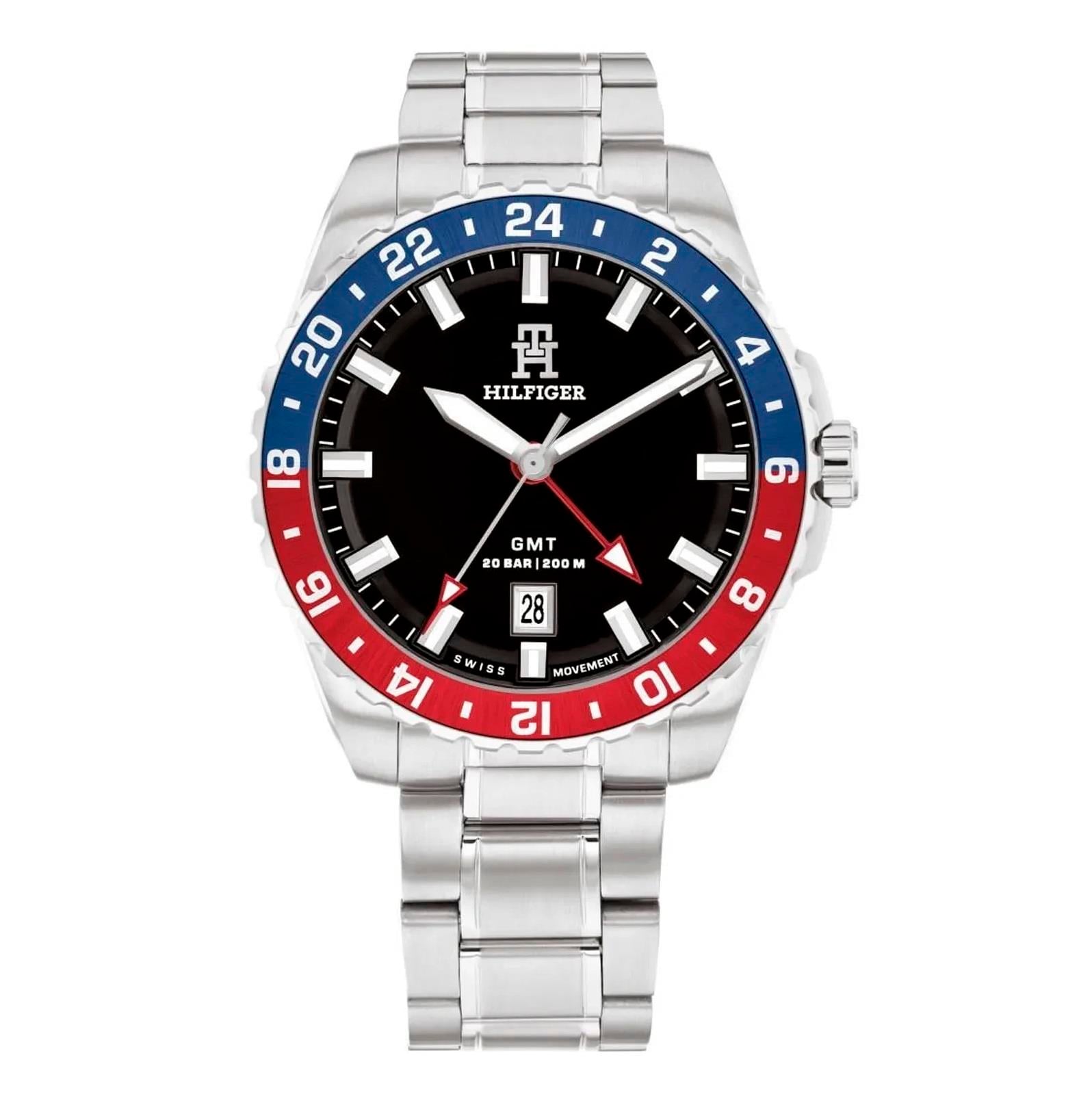 Tommy Hilfiger 42 mm Siyah Kadran Erkek Kol Saati (TH1792131)