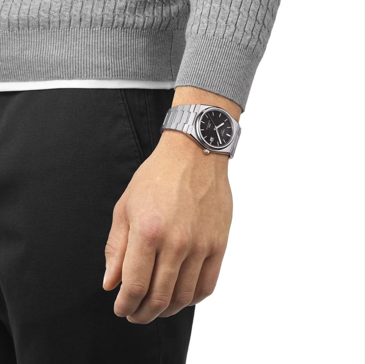 Tissot PRX Powermatic 80 40 mm Siyah Kadran Erkek Kol Saati