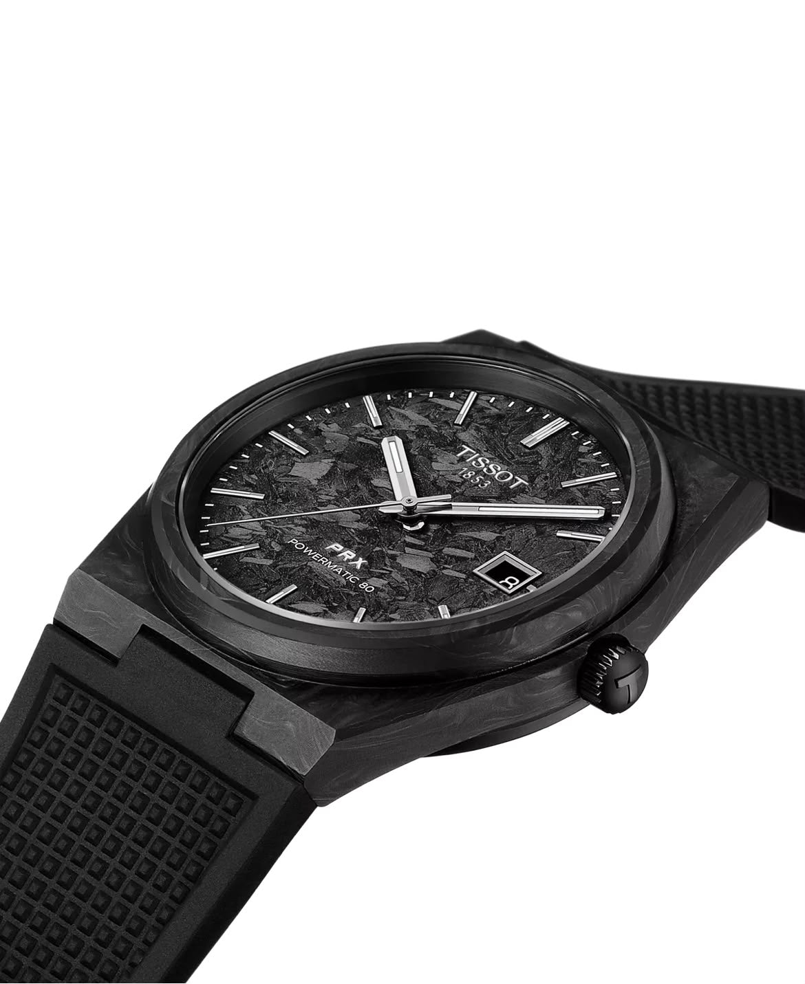 Tissot PRX Powermatic 80 Forged Carbon 40 mm Erkek Kol Saati