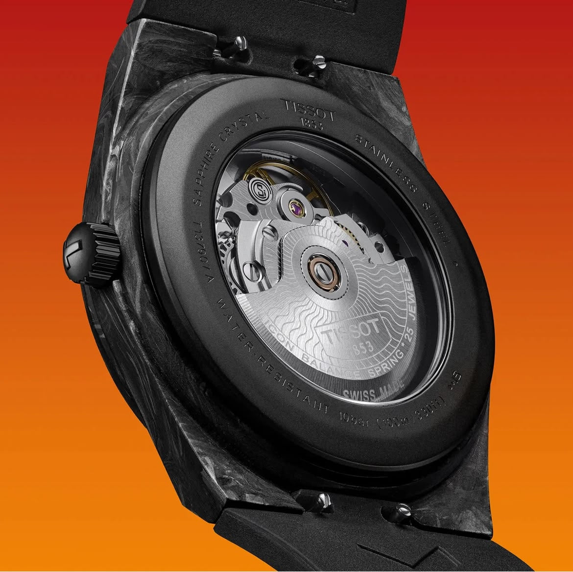 Tissot PRX Powermatic 80 Forged Carbon 40 mm Erkek Kol Saati