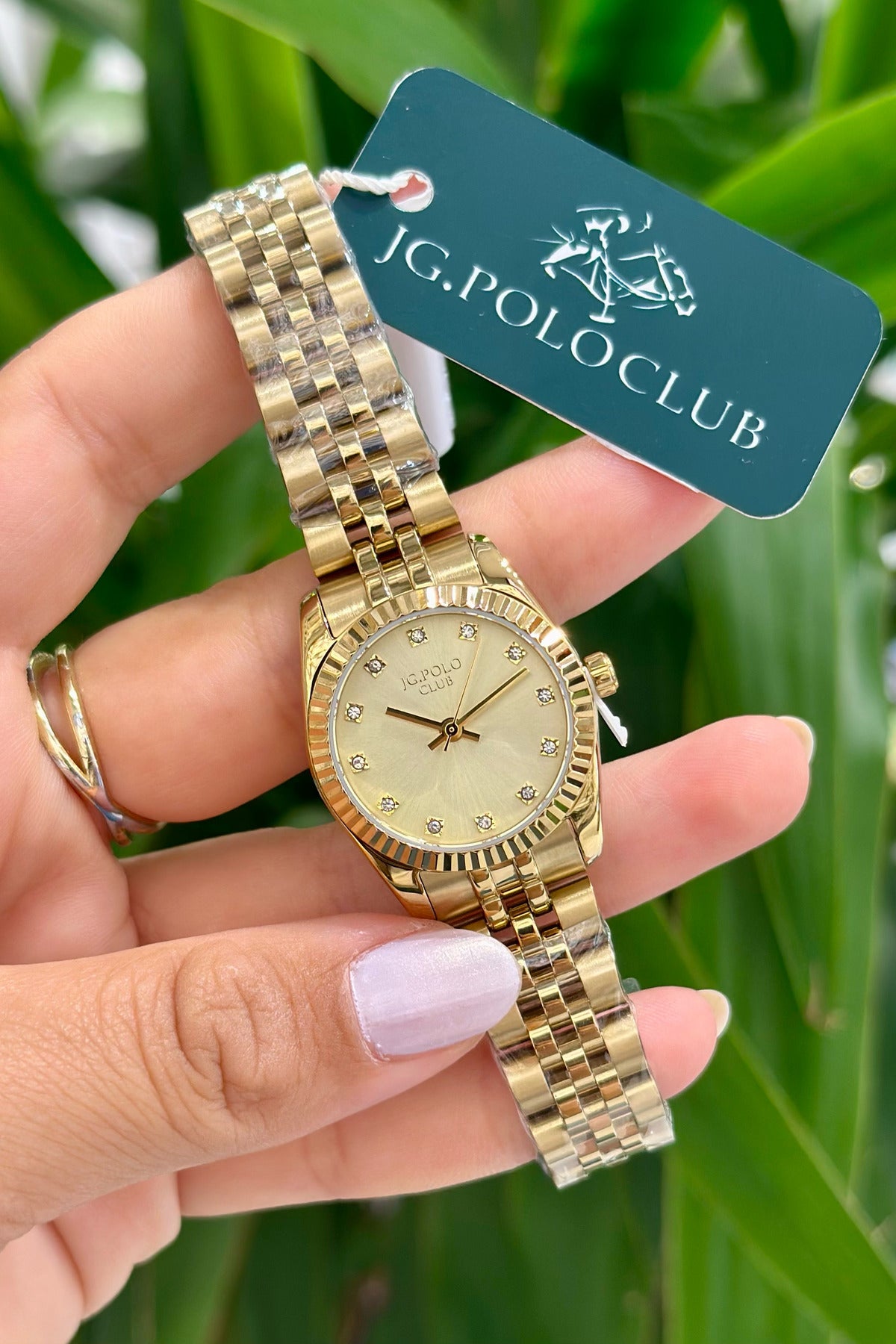 J.G. Polo Club Orijinal Çelik Kasa Çelik Kordon Su Geçirmez 2 Yıl Garantili Kadın Kol Saati (JPC.0626S04552MTR)