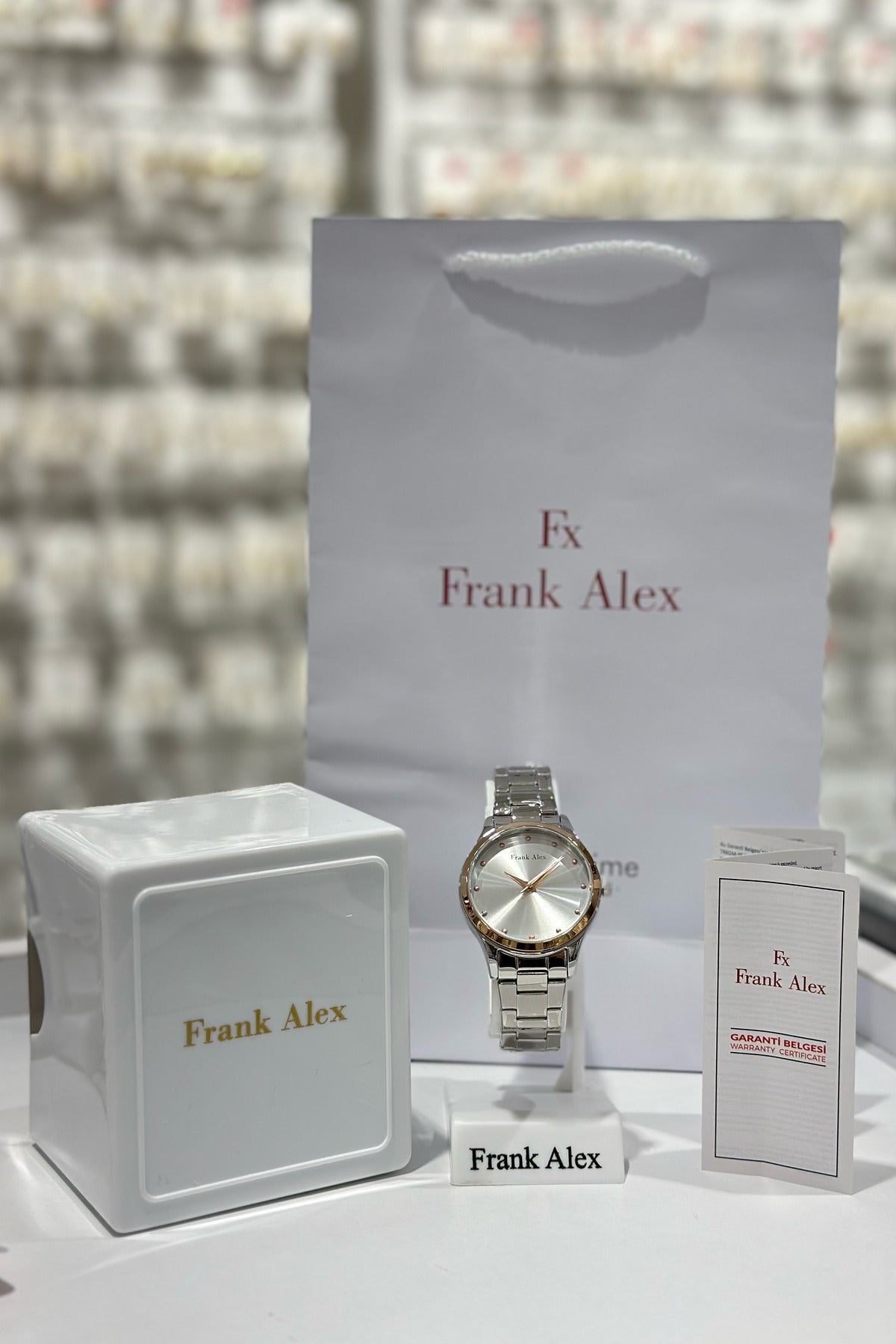 Frank Alex Çelik Kordon Su Geçirmez Garantili Kadın Kol Saati (05.02.2026)