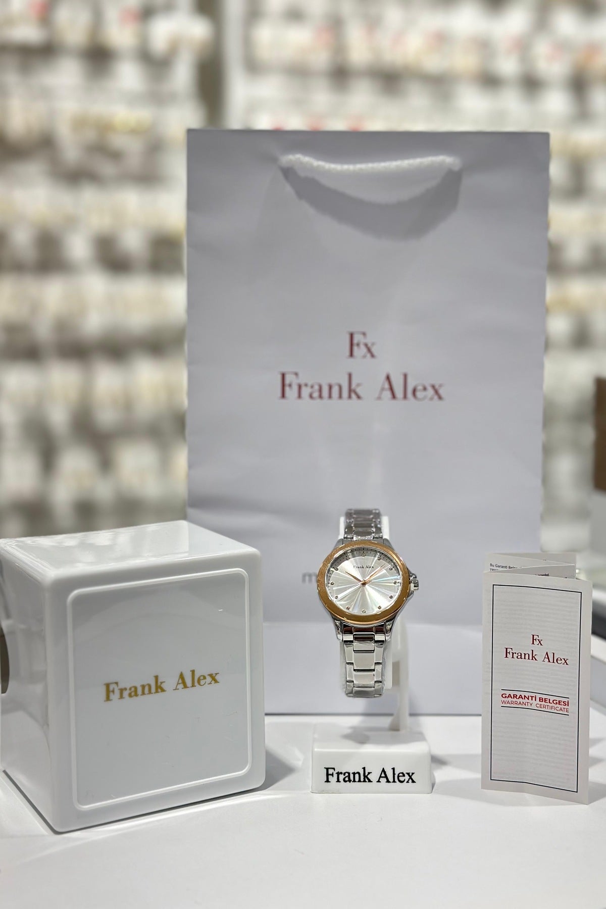 Frank Alex Çelik Kordon Su Geçirmez Garantili Kadın Kol Saati (26.01.2026)