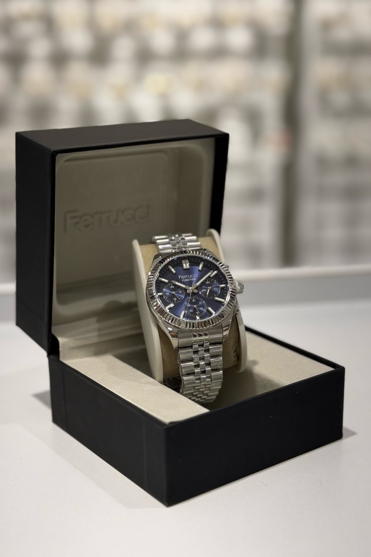 Ferrucci Çelik Kordon Su Geçirmez Garantili Erkek Kol Saati (FCF-03697M)
