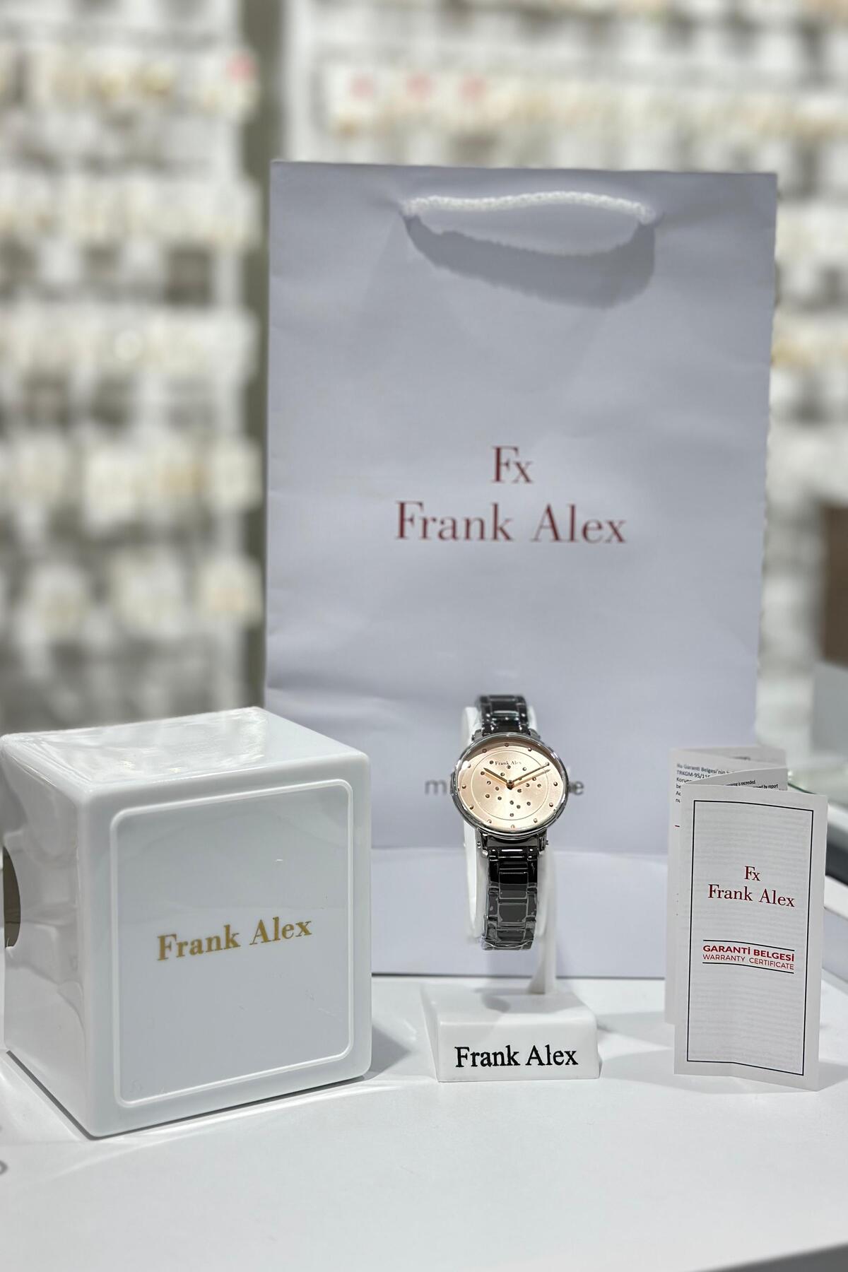 Frank Alex Çelik Kordon Su Geçirmez Garantili Kadın Kol Saati (29.01.2026)