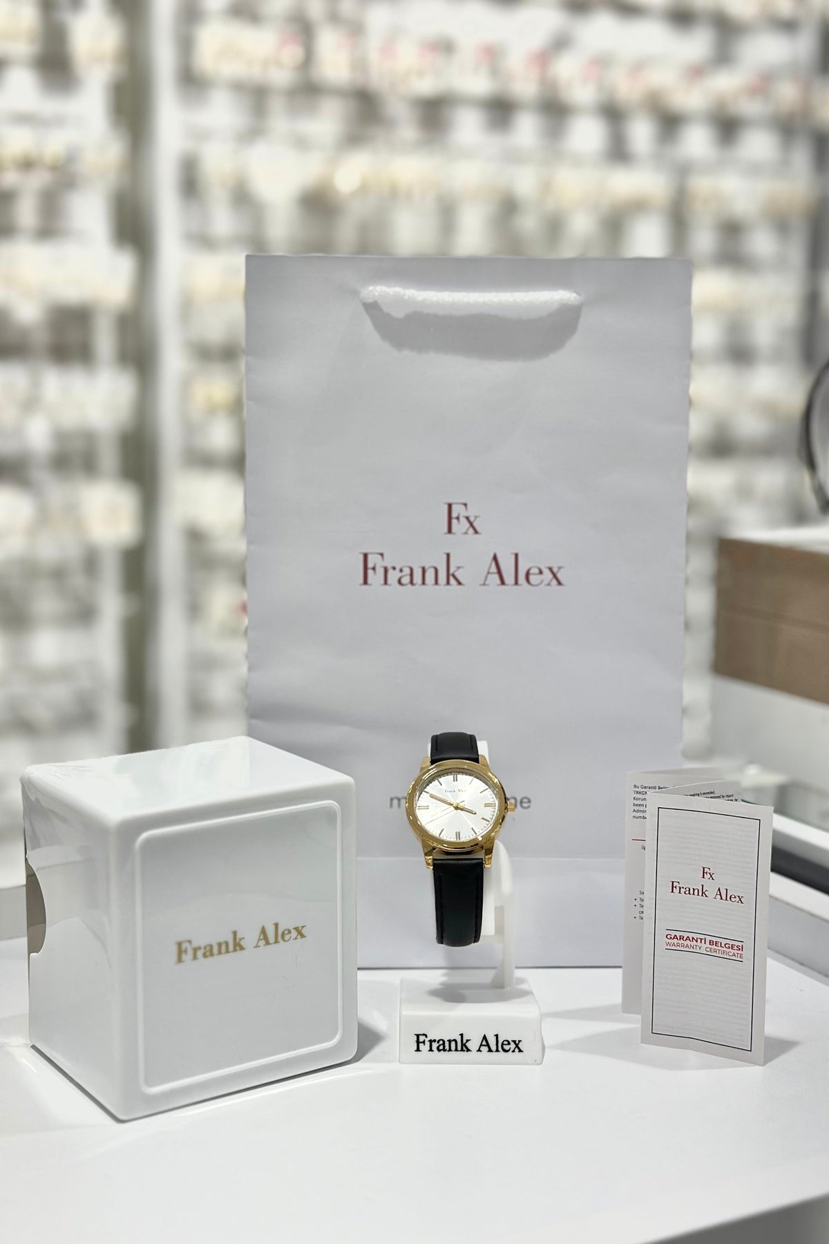 Frank Alex Deri Kordon Su Geçirmez Garantili Kadın Kol Saati (11.02.2026)