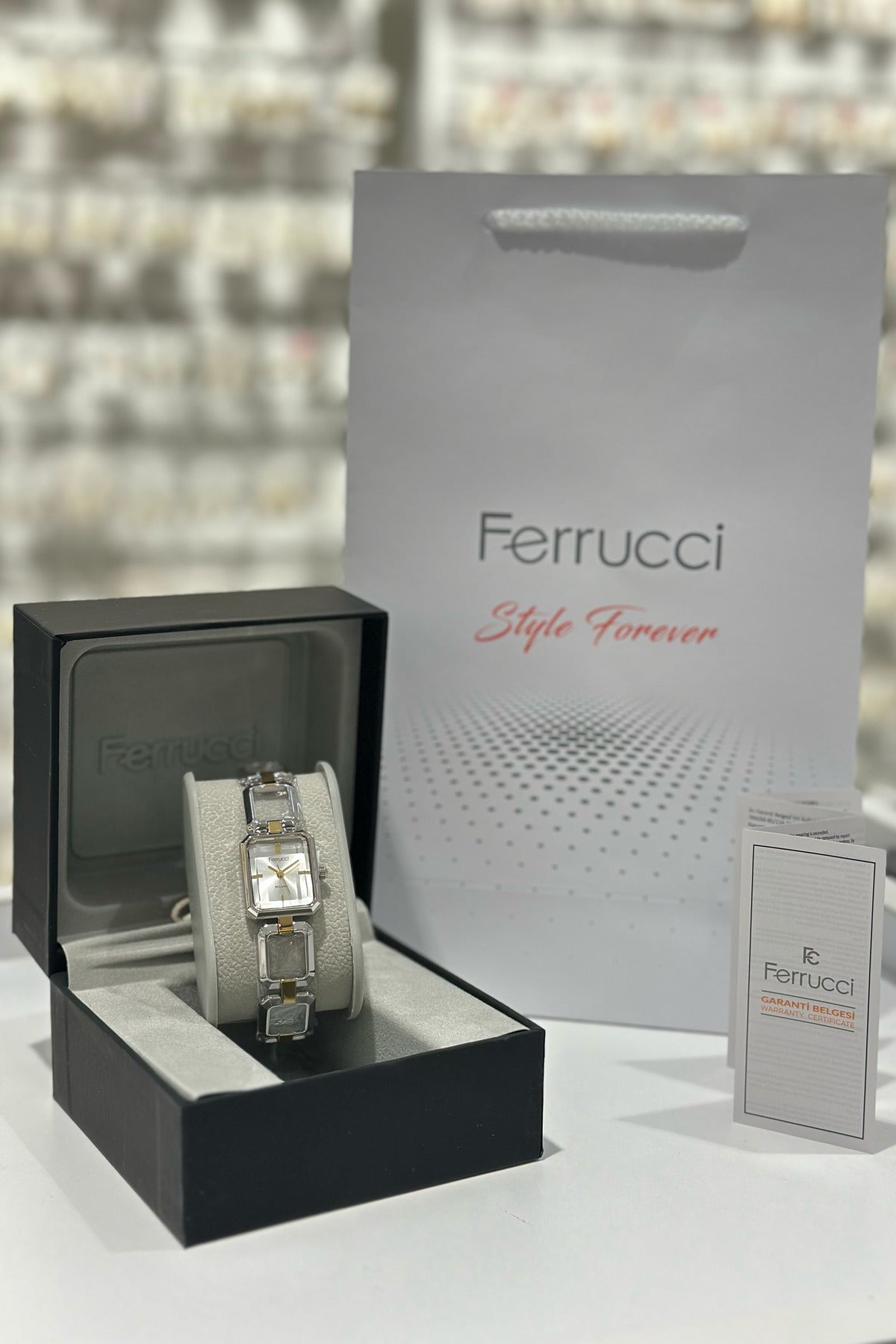 Ferrucci Çelik Kordon Su Geçirmez Garantili Kadın Kol Saati (21.12.2025)