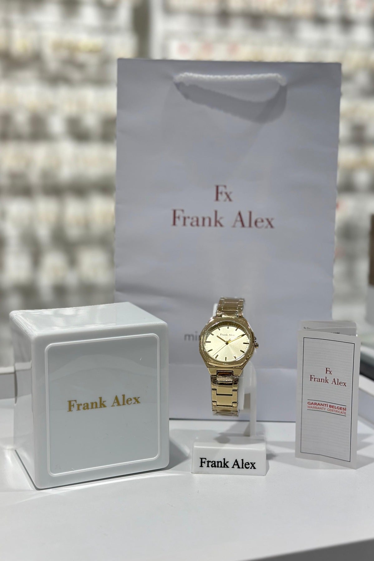Frank Alex Çelik Kordon Su Geçirmez Garantili Kadın Kol Saati (30.01.2026)