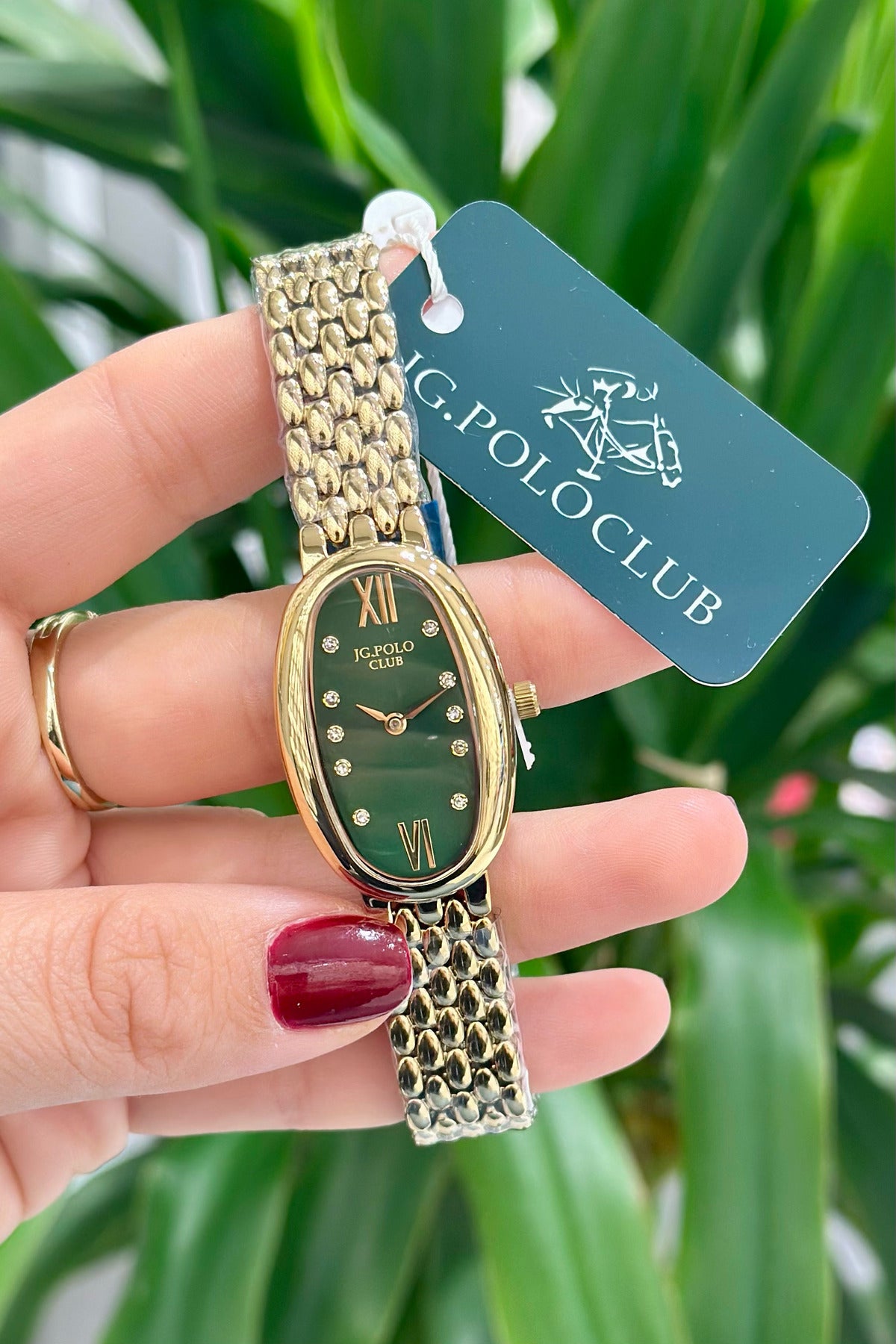 J.G. Polo Club Orijinal Çelik Kasa Çelik Kordon Su Geçirmez 2 Yıl Garantili Kadın Kol Saati (JPC.0326S04761M)