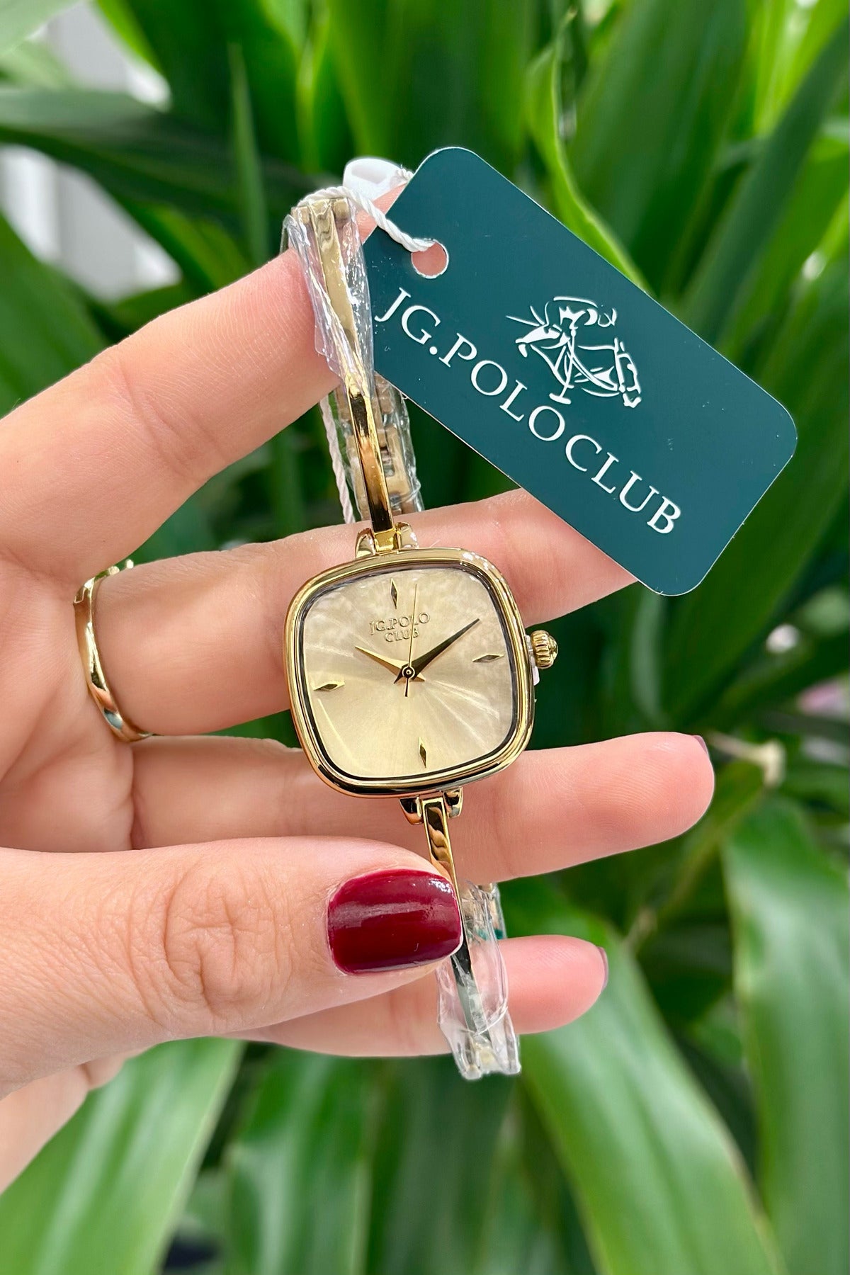 J.G. Polo Club Orijinal Çelik Kasa Çelik Kordon Su Geçirmez 2 Yıl Garantili Kadın Kol Saati (JPC.0126S04836M)
