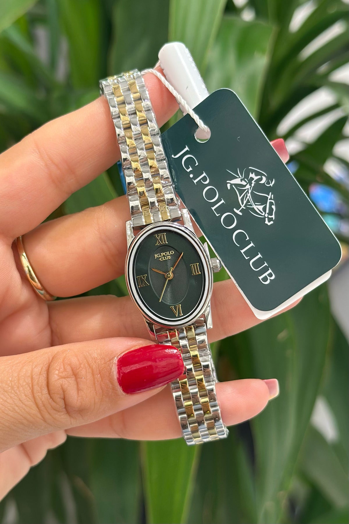 J.G. Polo Club Orijinal Çelik Kasa Çelik Kordon Su Geçirmez 2 Yıl Garantili Kadın Kol Saati (JPC.0626S04839M)