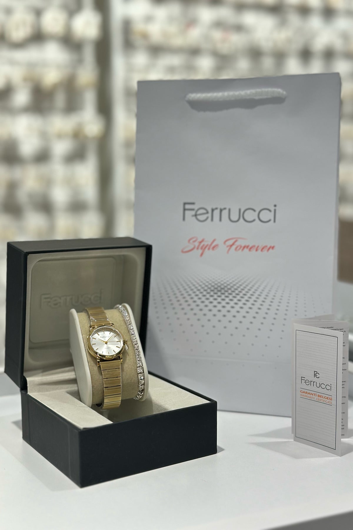 Ferrucci Orijinal Çelik Kordon Su Geçirmez 2 Yıl Garantili Kadın Kol Saati (22.03.2026)