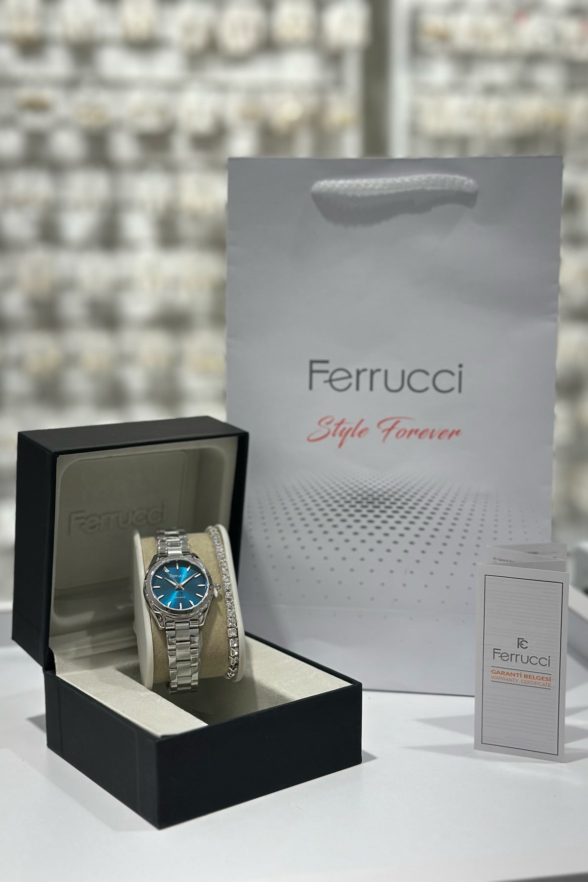 Ferrucci Orijinal Çelik Kordon Su Geçirmez 2 Yıl Garantili Kadın Kol Saati (25.03.2026)
