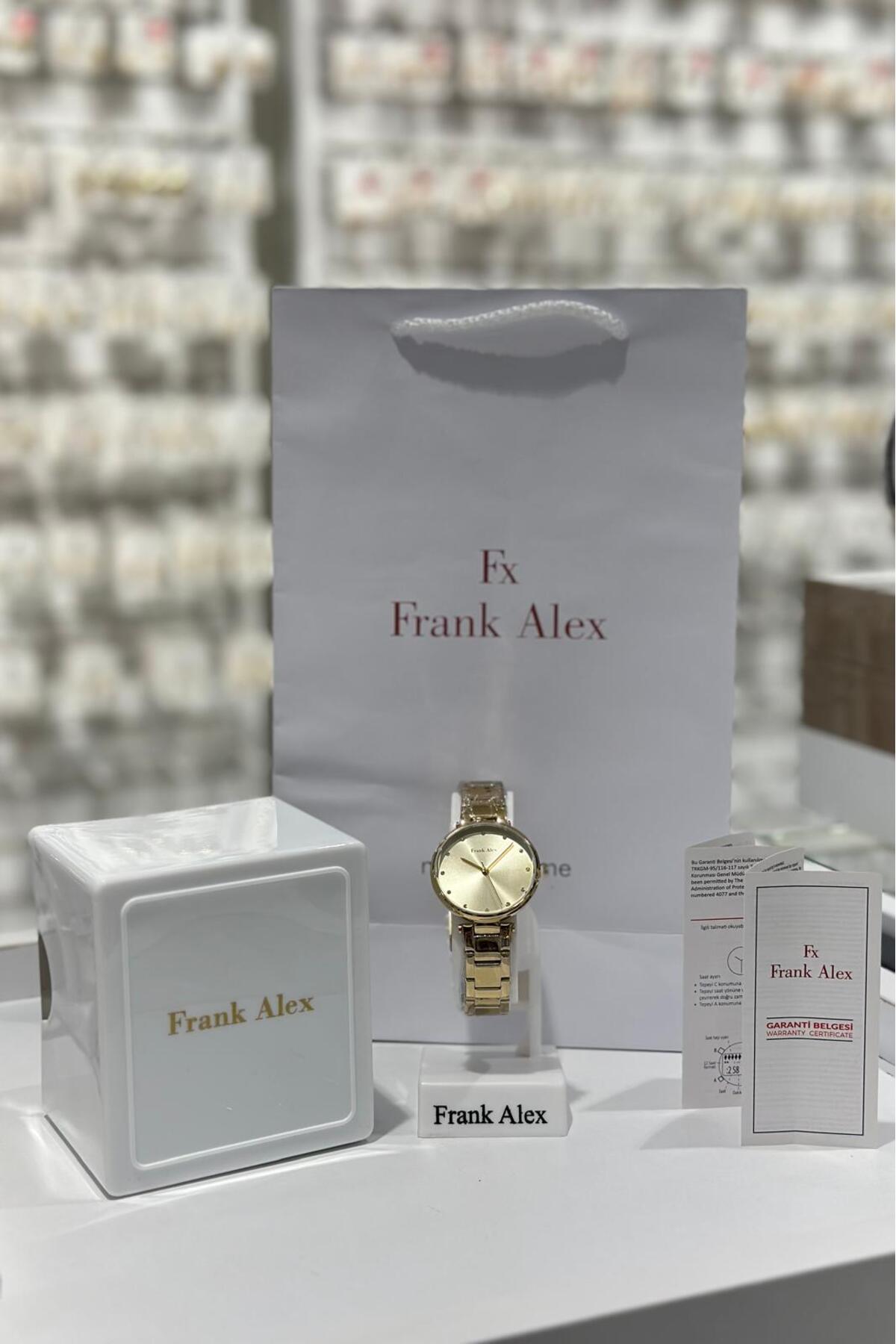 Frank Alex Çelik Kordon Su Geçirmez Garantili Kadın Kol Saati (01.02.2026)