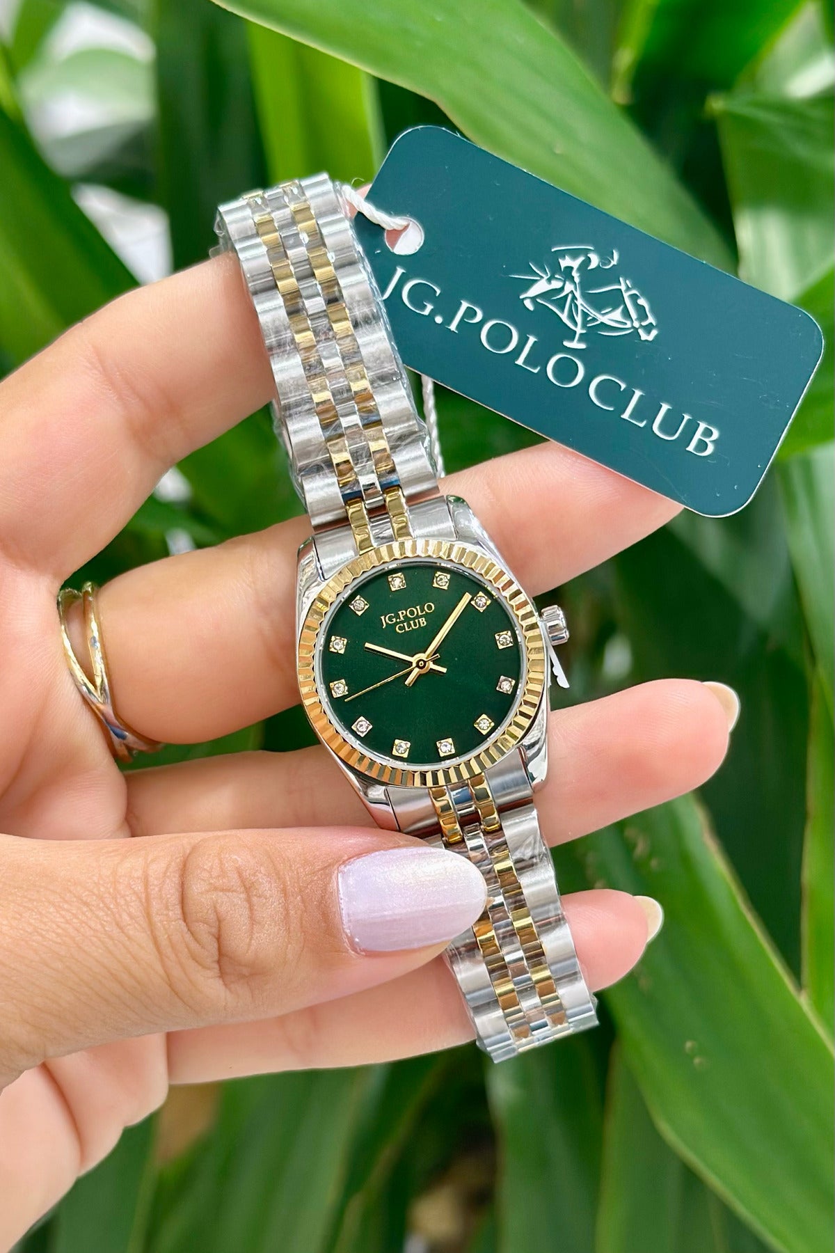 J.G. Polo Club Orijinal Çelik Kasa Çelik Kordon Su Geçirmez 2 Yıl Garantili Kadın Kol Saati (JPC.0626S04552MTR)