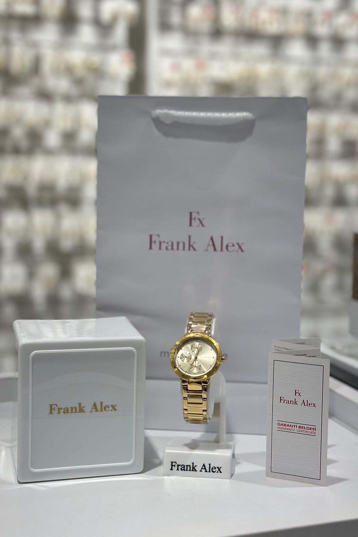 Frank Alex Çelik Kordon Su Geçirmez Garantili Kadın Kol Saati (23.01.2026)