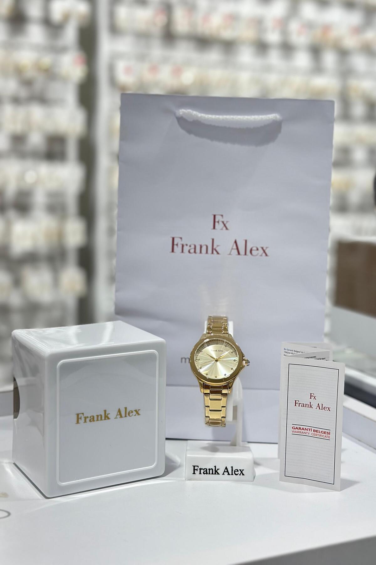 Frank Alex Çelik Kordon Su Geçirmez Garantili Kadın Kol Saati (26.01.2026)