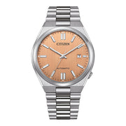 Citizen Tsuyosa 40 mm Somon Kadran Otomatik Erkek Kol Saati (NJ0159-86Z)