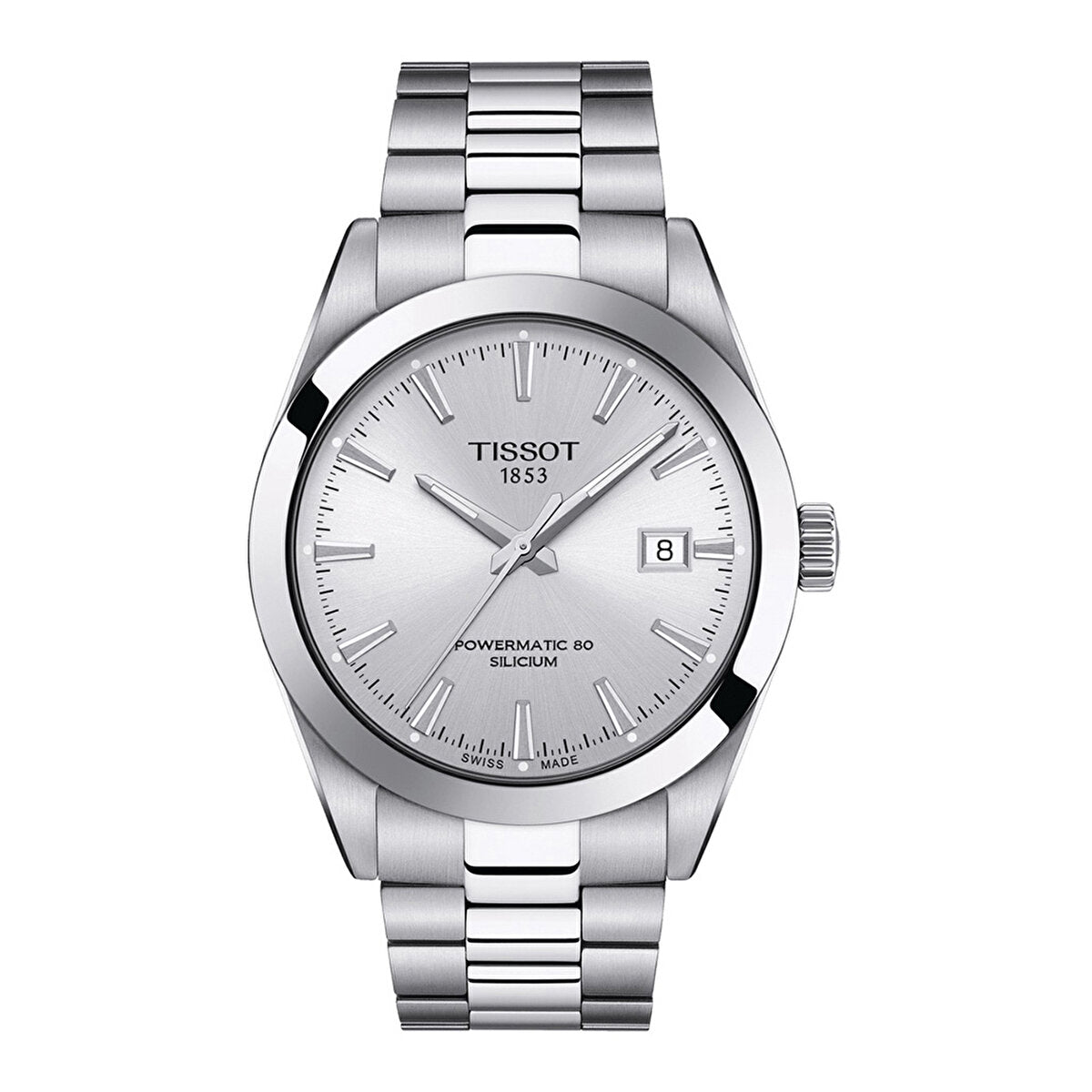 Tissot Gentleman Powermatic 80 40 mm Gümüş Kadran Erkek Kol Saati (T127.407.11.031.00)