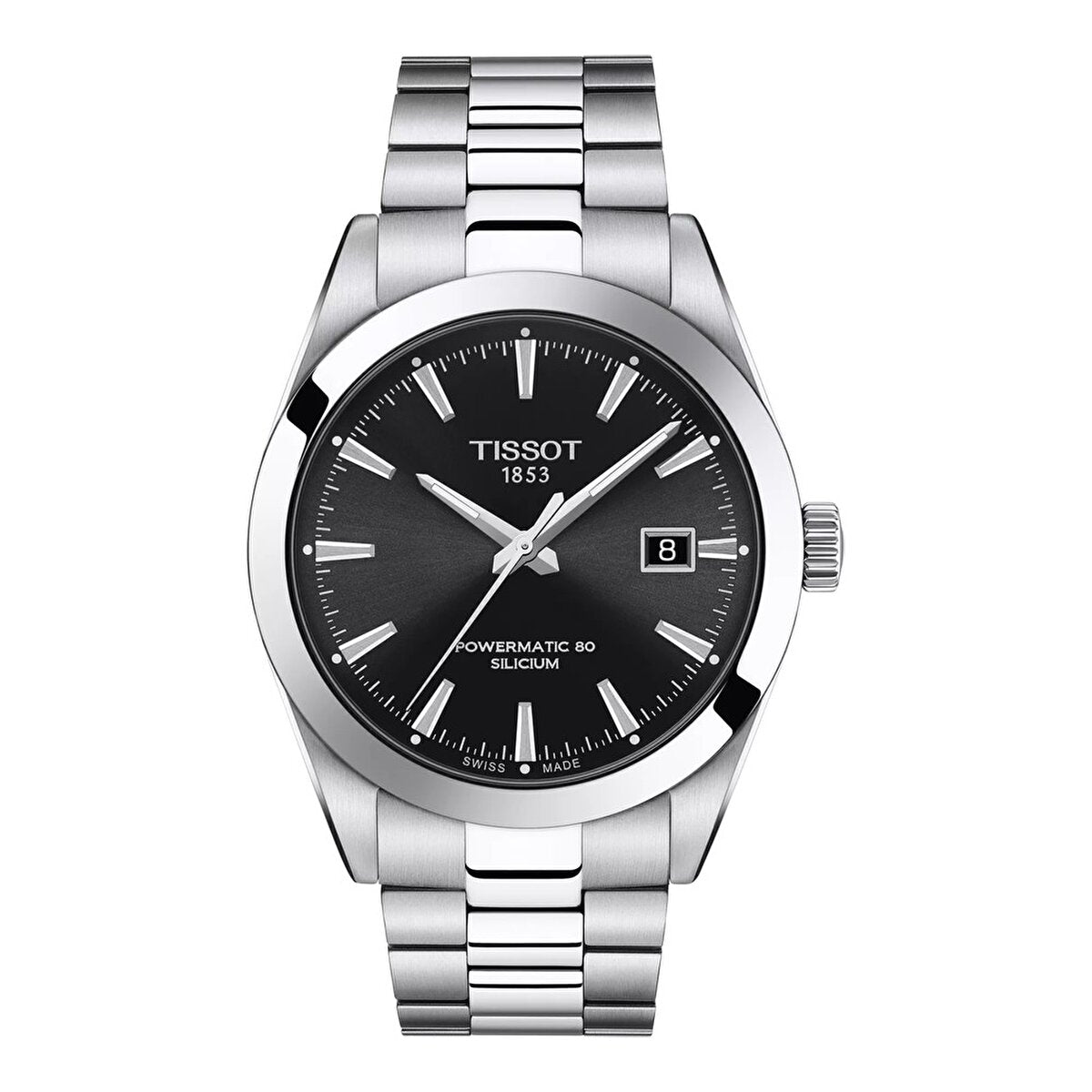 Tissot Gentleman Powermatic 80 40 mm Siyah Kadran Erkek Kol Saati (T127.407.11.051.00)