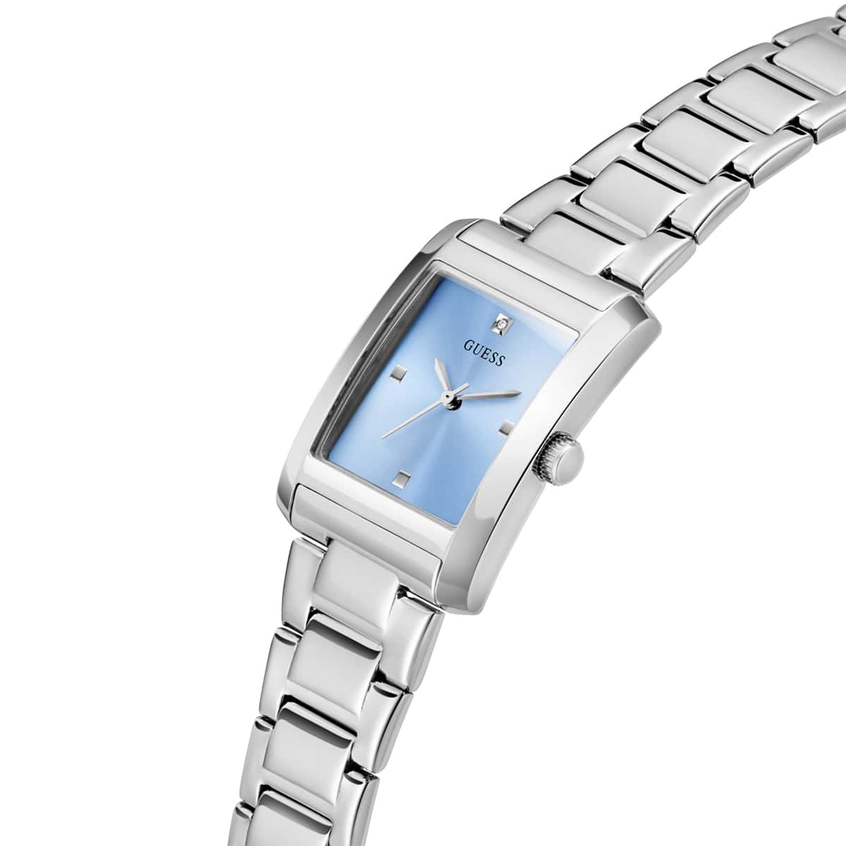 Guess 27 x 29.5 mm Mavi Kadran Kadın Kol Saati (GUGW0876L1)